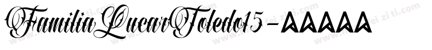 FamiliaLucarToledo15字体转换