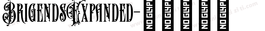 BrigendsExpanded字体转换