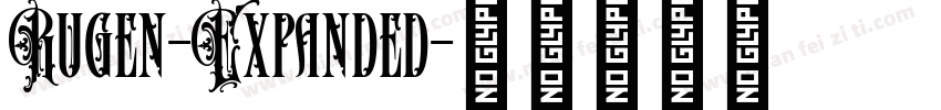 Rugen-Expanded字体转换