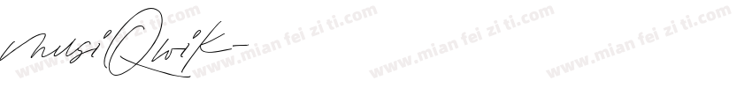 musiQwik字体转换