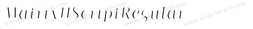 MatrixIIScriptRegular字体转换