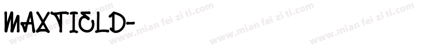 MAXTIELD字体转换