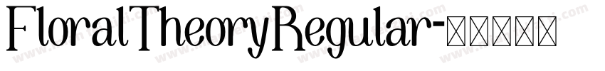 FloralTheoryRegular字体转换