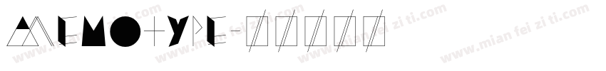 Memotype字体转换