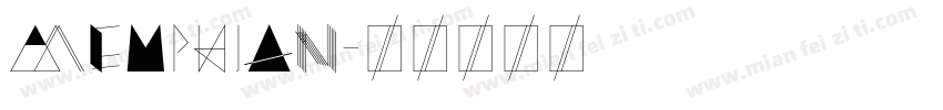 Memphian字体转换