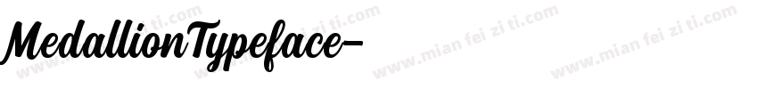 MedallionTypeface字体转换