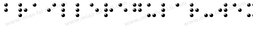 BrailleRegular-W5X9字体转换