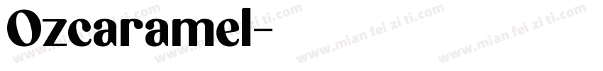 Ozcaramel字体转换