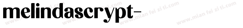 melindascrypt字体转换