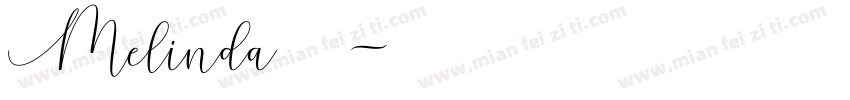 Melinda字体下载字体转换