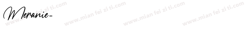 Meranie字体转换