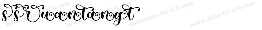 SSRuanTangT字体转换
