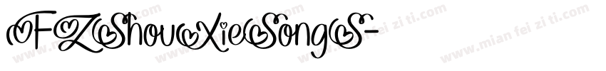 FZShouXieSongS字体转换