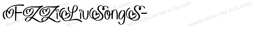 FZZiLiuSongS字体转换