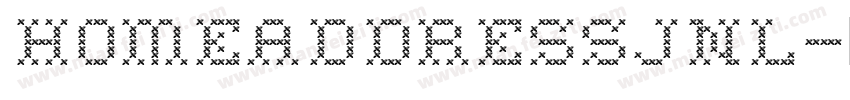 HomeAddressJNL字体转换