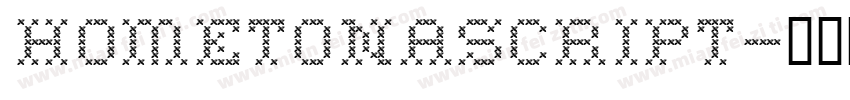 hometonascript字体转换