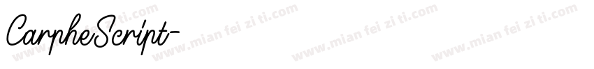 CarpheScript字体转换