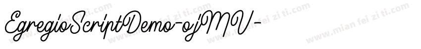 EgregioScriptDemo-ojMV字体转换