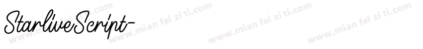 StarliveScript字体转换