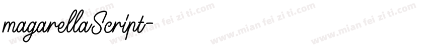 magarellaScript字体转换