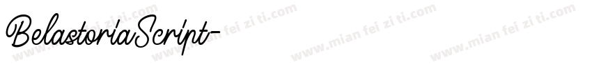 BelastoriaScript字体转换