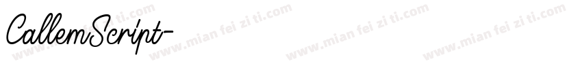 CallemScript字体转换
