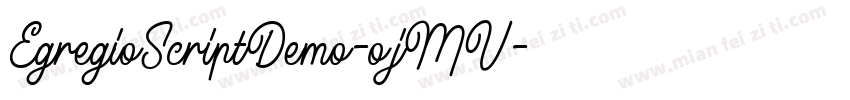 EgregioScriptDemo-ojMV字体转换