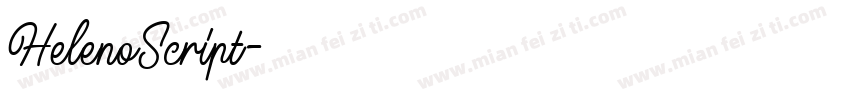 HelenoScript字体转换