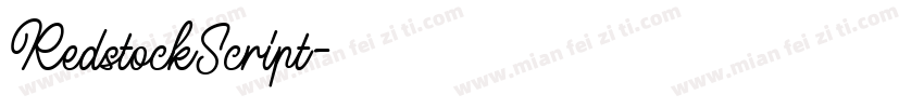 RedstockScript字体转换