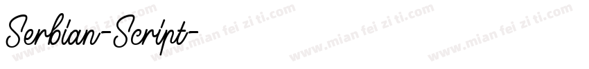 Serbian-Script字体转换