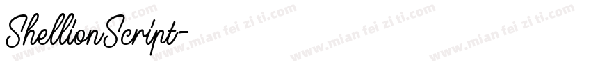 ShellionScript字体转换