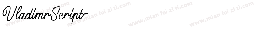 VladimrScript字体转换