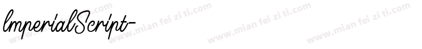 lmperialScript字体转换