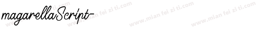 magarellaScript字体转换