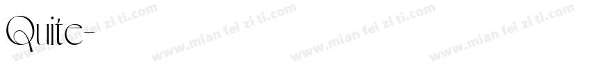 Quite字体转换