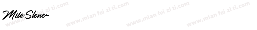 MileStone字体转换
