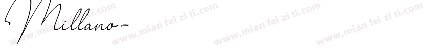 Millano字体转换