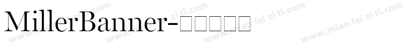 MillerBanner字体转换