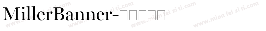 MillerBanner字体转换