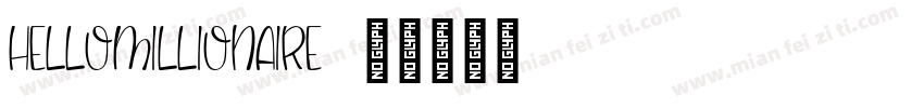 HelloMillionaire字体转换