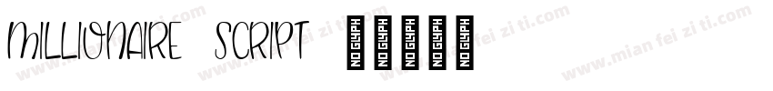 Millionaire_Script字体转换