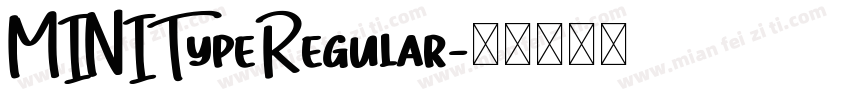 MINITypeRegular字体转换
