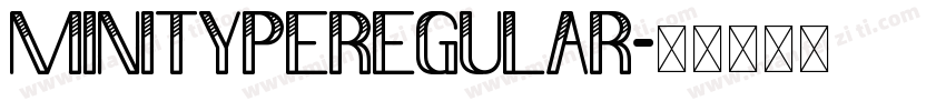 MINITypeRegular字体转换