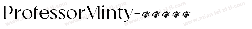 ProfessorMinty字体转换