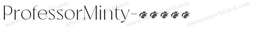 ProfessorMinty字体转换