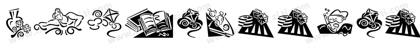 DFRarbookrosewoodSC24字体转换