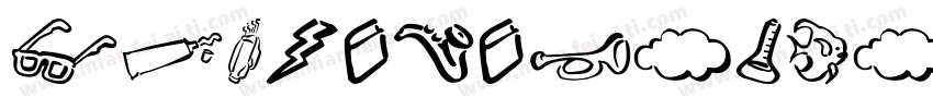 DFShiYiW5-B5字体转换