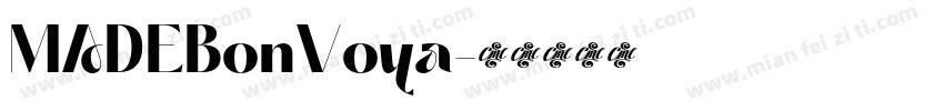 MADEBonVoya字体转换