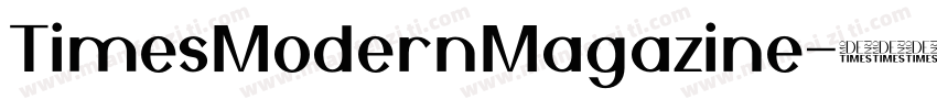 TimesModernMagazine字体转换