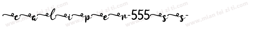 CALIPER-555SS字体转换